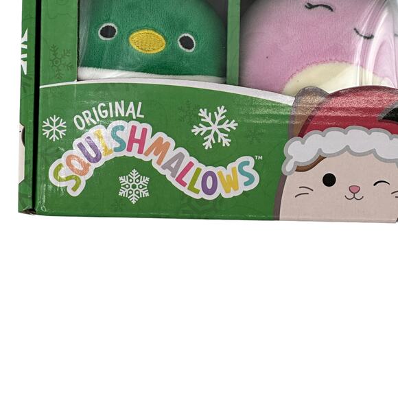 Squishmallows Christmas Tree Ornament Plush Set Of Six Chelsea Bubba Avery - Picture 3 of 4